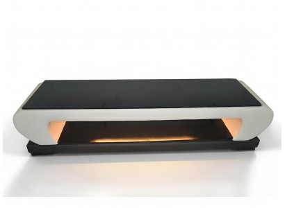 RTV Mueble de TV Cuero Mesa de diseño Mesa de vidrio Armario de televisión Nuevo Moderno