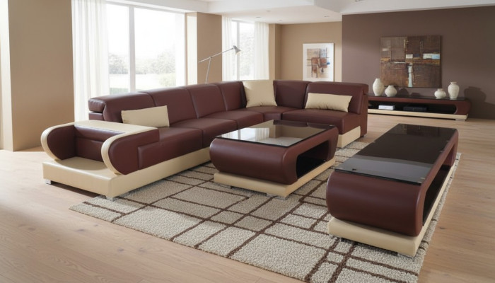 Sofá Sofá Tapizado Asiento Esquina Sofá Moderno Conjunto de sofás Conjunto de salón 3 piezas