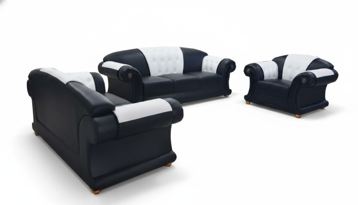 3+2+1 Conjunto de sofás de cuero Sofá sofás tapizados Sofás Sofás de lujo Nuevos