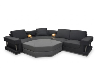 Sofá de esquina sofá tapizado esquina paisaje de vida couches de diseñador textil A1131 cuarto