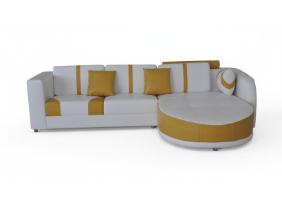 Sofá esquinero acolchado para el salón del hogar paisaje decorativo de diseño sofás