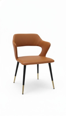 Diseño de sillón de metal acolchado, sillón lounge de club, asiento de relajación de lujo para habitación de espera, nuevo.