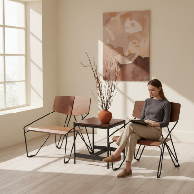 Diseño de silla Sillón Sillas Tapizados Comedor Sala de estar Muebles de club Cocina Sillón