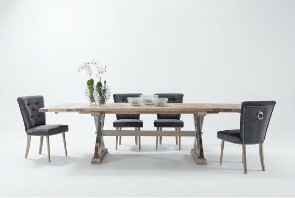 Comedor Mesas de madera Conjunto de comedor Silla Grupo Nuevo Mesa 4 Diseño