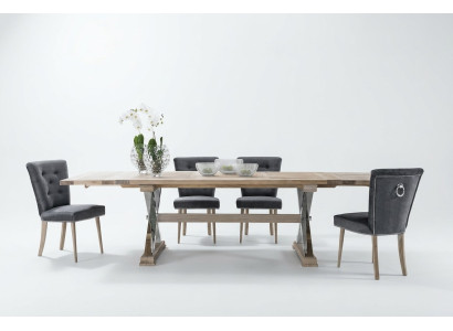 Comedor Mesas de madera Conjunto de comedor Silla Grupo Nuevo Mesa 4 Diseño
