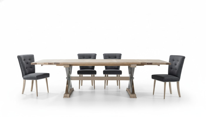 Comedor Mesa de madera Conjunto de comedor Silla Grupo Nuevo Mesa 6 Diseño