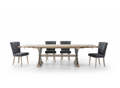 Comedor Mesa de madera Conjunto de comedor Silla Grupo Nuevo Mesa 6 Diseño