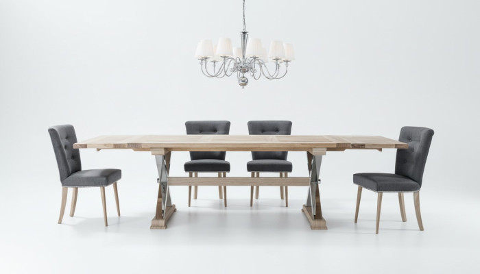 Diseño Mesa de comedor Mesa 8 sillas Silla sillas Reales Madera