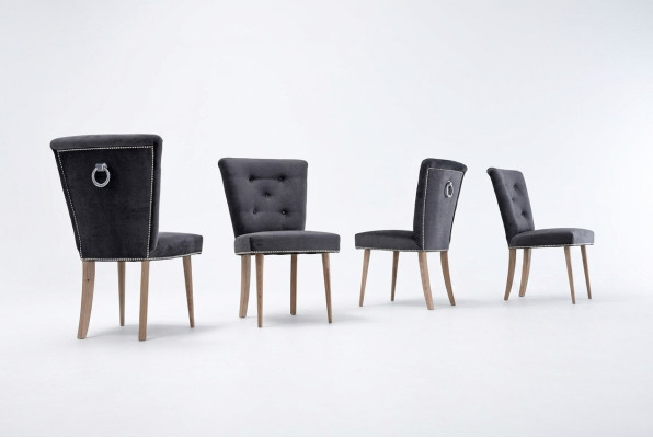 Conjunto de sillas Chesterfield, grupo de 2 sillas con reposabrazos, juego de asientos acolchados nuevos.