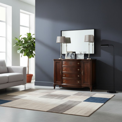 Espejo + cómoda Armario Cómodas Aparador Conjunto de dormitorio Madera Estilo antiguo Nuevo