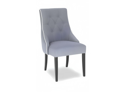 Silla de diseñador de la industria de restaurantes, asiento acolchado Chesterfield, nuevo.