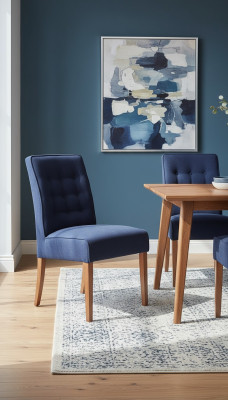 Conjunto de sillas Chesterfield diseño con respaldo de sillas tapizadas grupo de sillones 2x nuevo.