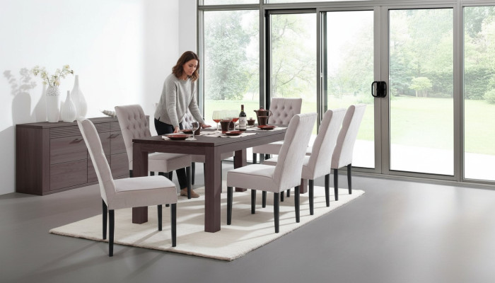 Conjunto de sillas Chesterfield Design con sillas con respaldo acolchado, juego de sillones en grupo de 10 piezas, nuevo.