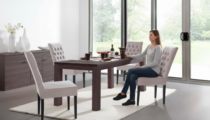 Conjunto de sillas Chesterfield Design Lehn Polster Garnitur Grupo de sillones 4x Sillas nuevas