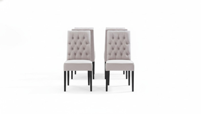Silla Chesterfield conjunto de diseño sillas tapizadas sillones grupo 8x nuevo set