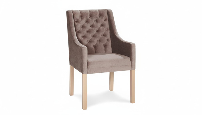 Conjunto de 2 sillones Chesterfield, grupo de sillones con cojines de asiento de terciopelo nuevos.