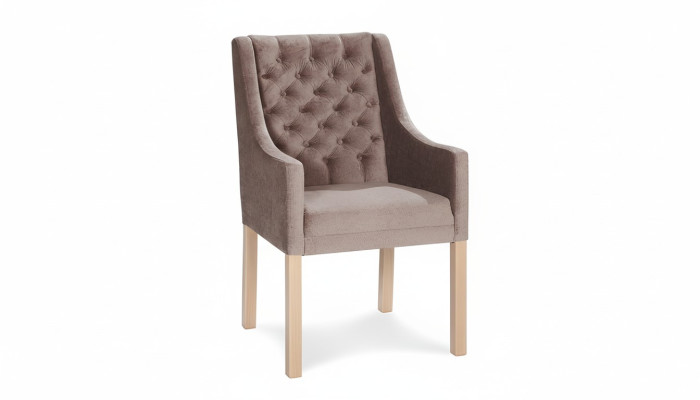 Chesterfield juego de sillas de diseño, conjunto de sillones tapizados, grupo de 4 sillas nuevas.