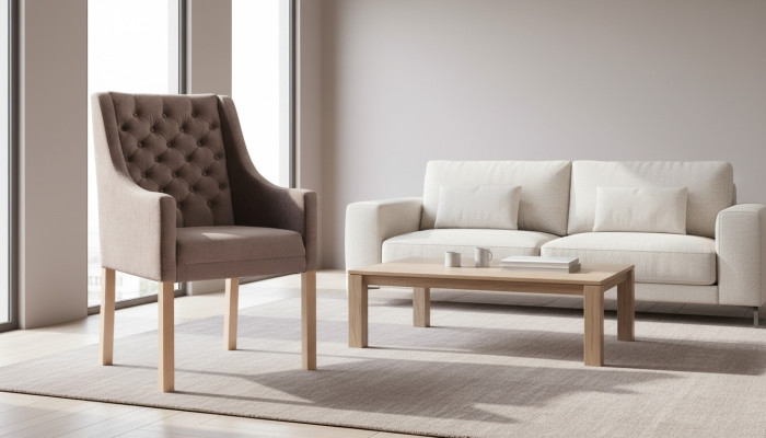 Conjunto de silla de comedor de respaldo completo, juego de sillas completo para sala de estar, conjunto de 6 piezas nuevo.