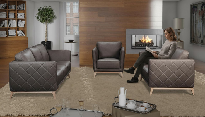 Sofá de tres plazas diseño moderno tapizado sofá de tres plazas muebles de sala
