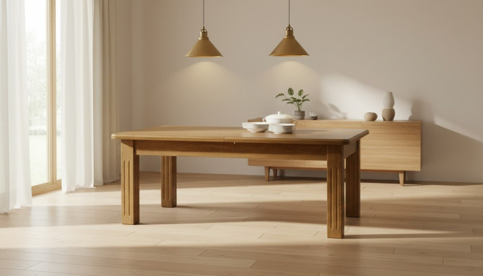Mesas Mesa de comedor clásica Mesa de madera rústica Mesas Comedor