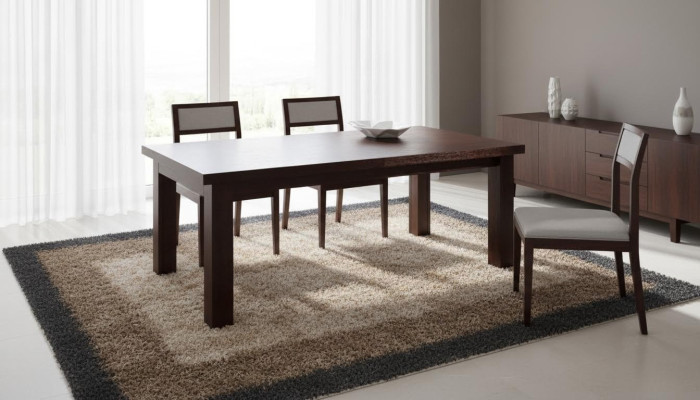 Mesas Mesa de comedor clásica de madera Mesa rústica de madera Comedor