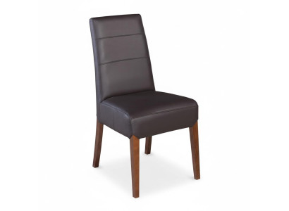 Silla de madera maciza de cuero sillas de comedor Diseñador de sillas Sillas de comedor.