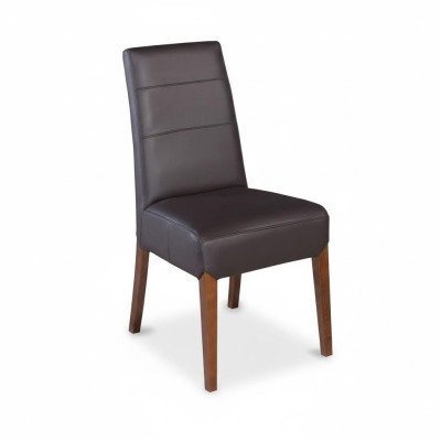 Grupo de comedor de sillas: conjunto de 2 sillas con respaldo y asiento tapizado de madera maciza.