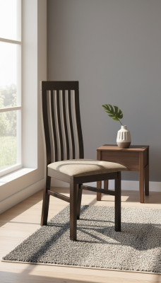 Diseño de silla de comedor de tela para hostelería, sillas tapizadas de tela para comedor con respaldo y cojín.