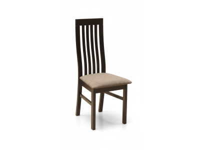 Diseño de silla de comedor de tela para hostelería, sillas tapizadas de tela para comedor con respaldo y cojín.