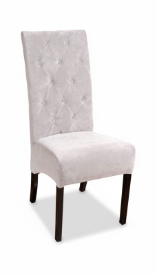 Silla 6x sillas Grupo Set Sala de estar - Comedor Juego de muebles de madera con respaldo de cuero textil