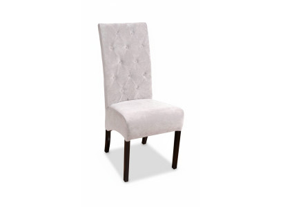Silla 6x sillas Grupo Set Sala de estar - Comedor Juego de muebles de madera con respaldo de cuero textil