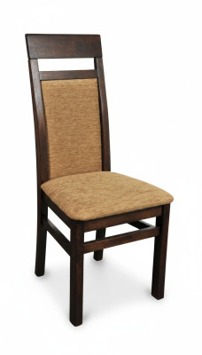 Tela Silla Chesterfield Diseño de Madera Maciza Silla de Comedor Tapizada de Diseño