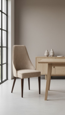 Diseño de silla de cuero para sala de estar y comedor, sillas de respaldo acolchadas.