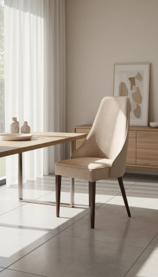 Conjunto de sillas de comedor de 8 piezas con tapizado para salón.