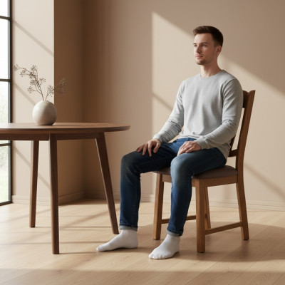 Diseño de 4 sillas conjunto gastronómico nuevo silla comedor juego sillon tapizado grupo