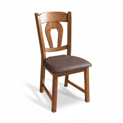 Silla de comedor Conjunto de 8 sillas Sillón Cuero Acolchado Madera maciza Nuevo Gastronomía