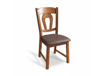 Silla de comedor Conjunto de 8 sillas Sillón Cuero Acolchado Madera maciza Nuevo Gastronomía