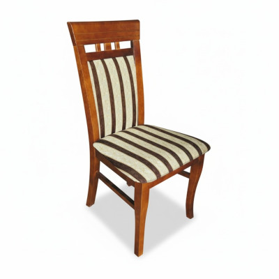 Set de sillas de diseño 4x Silla Madera Textil Sillas Tapizadas Tela Comedor de Hostelería.