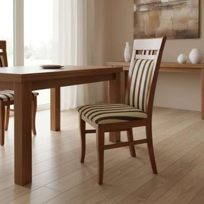Set de 8 sillas de diseño silla tapizada sillas de comedor de hostelería tela maciza.