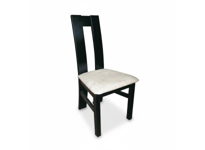 Diseño Set 4x Silla de madera con tela acolchada Sillas de comedor tapizadas en tela para la hostelería.