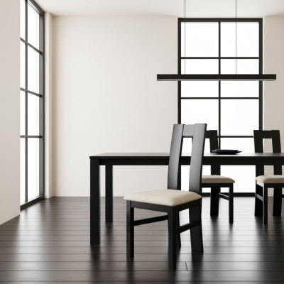 Conjunto de 8 sillas diseño sillón tapizado sillas gastronómicas comedor cuero nuevo