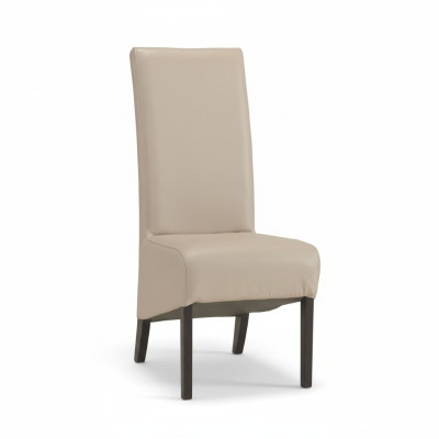 Set 6x Sillón Silla Diseño Madera Cuero Tapizado Sillas Grupo Comedor Gastronómico