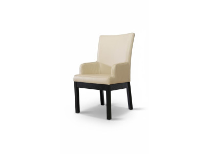 Diseño de sillón, juego de tapicería 2x silla madera 100% cuero sillas comedor gastronómicas.