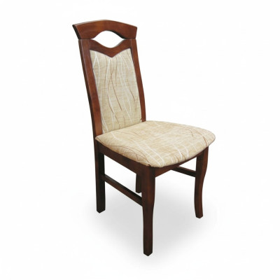 Silla de diseño de madera textil tapizada restaurante comedor tela sillas sillón