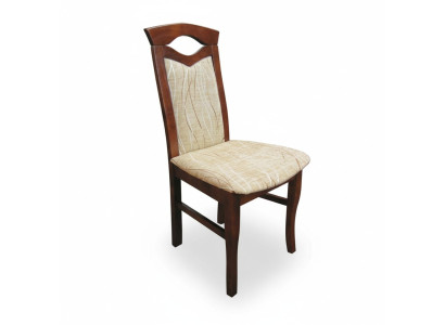 Silla de diseño de madera textil tapizada restaurante comedor tela sillas sillón