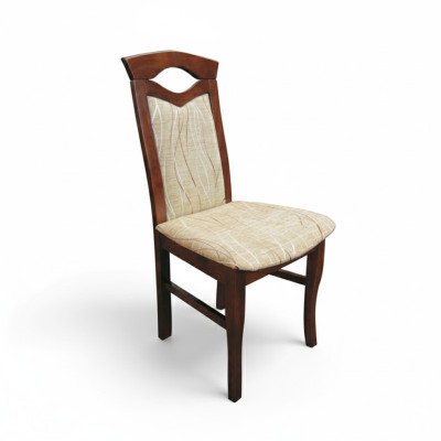 Conjunto de 8 sillas de tela diseño de madera con cojines sillas de comedor gastronómico.