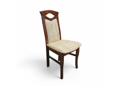 Conjunto de 8 sillas de tela diseño de madera con cojines sillas de comedor gastronómico.