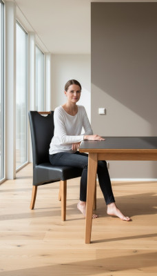 Diseño de sillones juego de 2 sillas de madera 100% cuero sillas de comedor nuevas