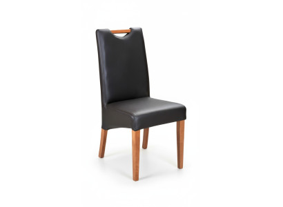 Diseño de sillones juego de 2 sillas de madera 100% cuero sillas de comedor nuevas