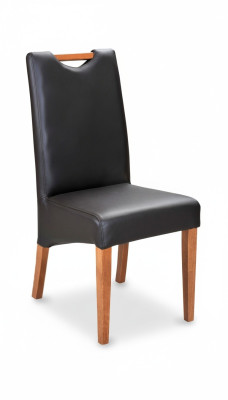 Diseño de sillones, juego de tapicería de 4 sillas de madera 100% cuero sillas comedor de restaurante.
